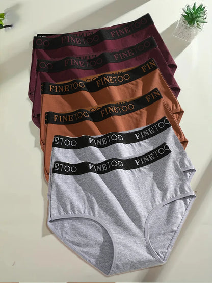 Cuecas Femininas de Algodão Pack 6PCS