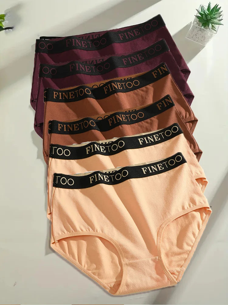 Cuecas Femininas de Algodão Pack 6PCS