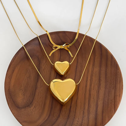 Collier nœud et cœur 
