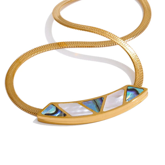 Colar de Corrente de Cobra