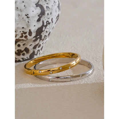 Bracelete Bangle - Aço inoxidável