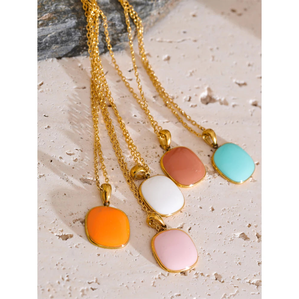 Colar de Pendente de Cor