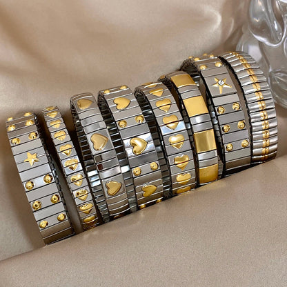 Pulseiras Elásticas Clássicas em Aço