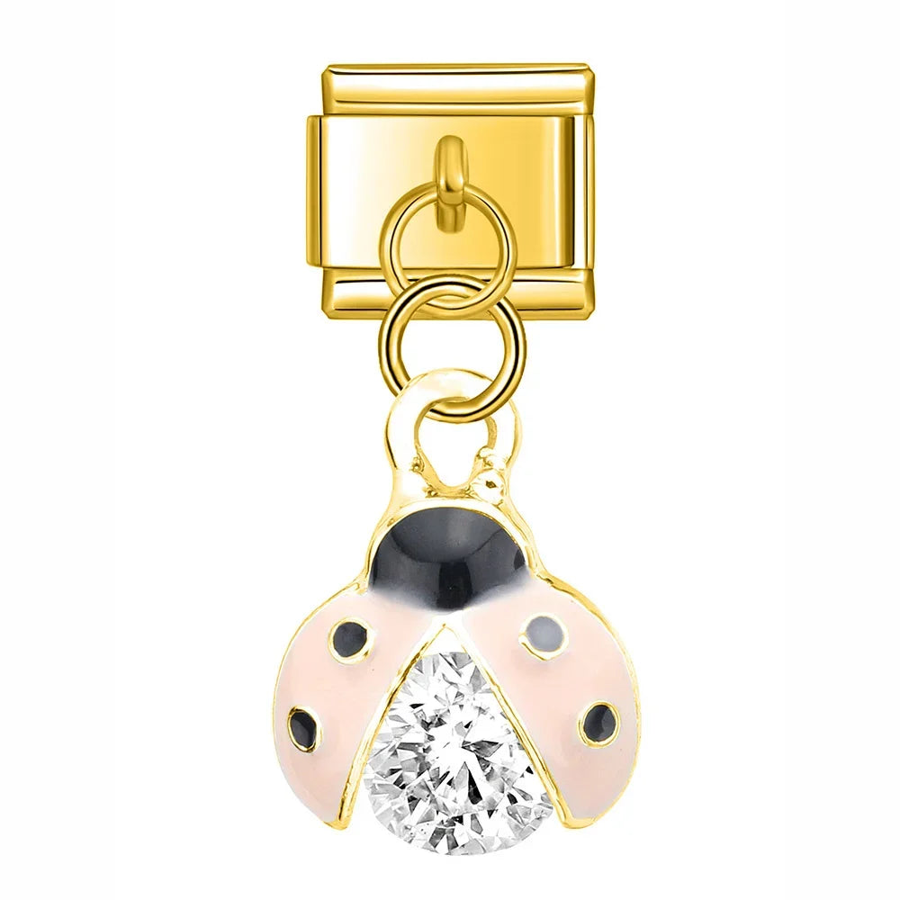 Charms Links Joaninhas e Peixes