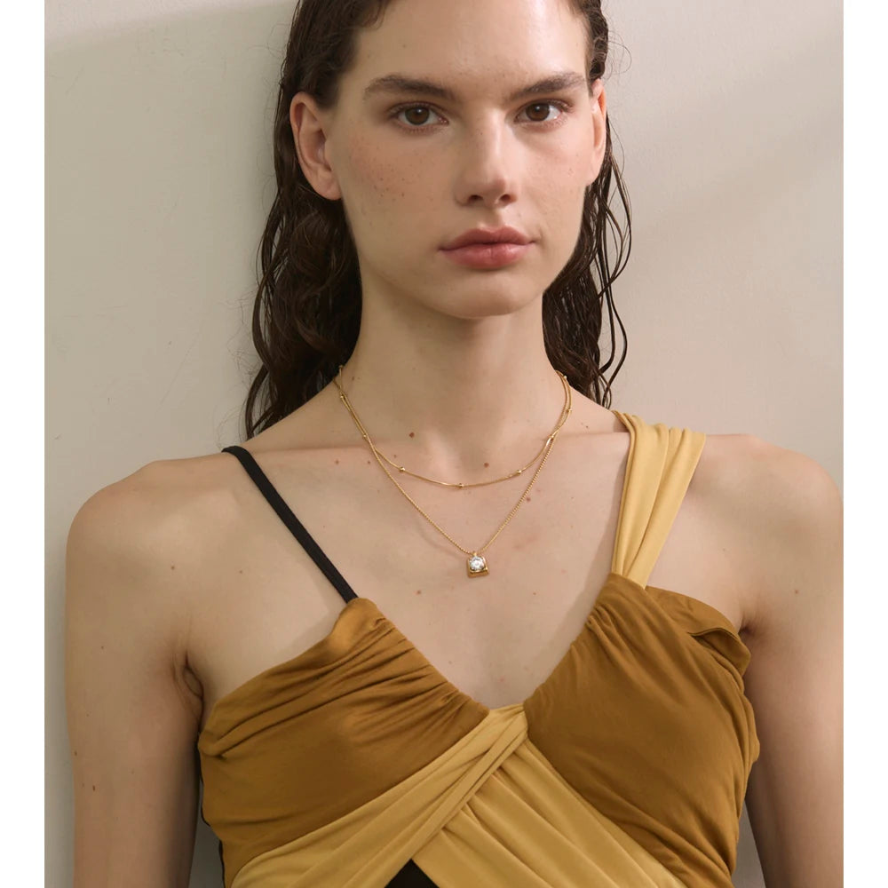 Colar Pendente de Zircónia