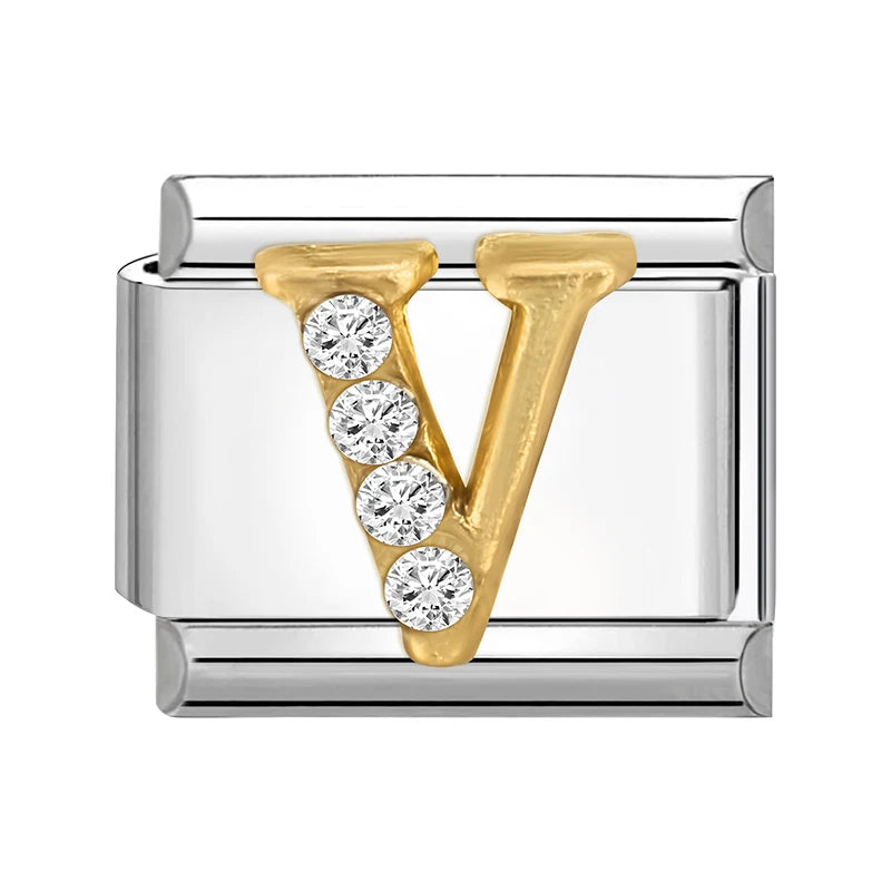 Charms Links Letras Brilhantes