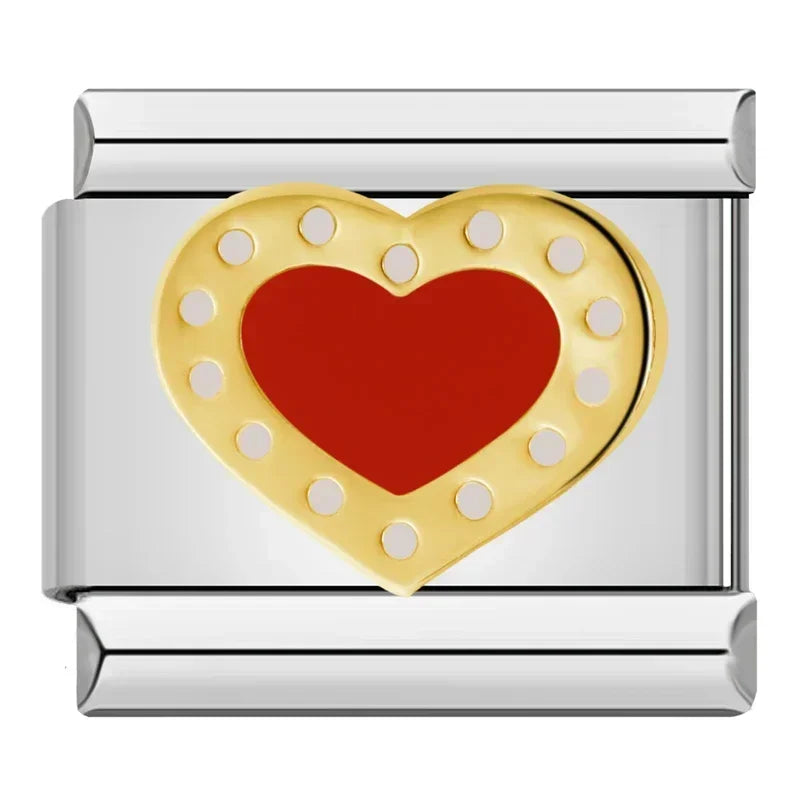 Charms Links Corações