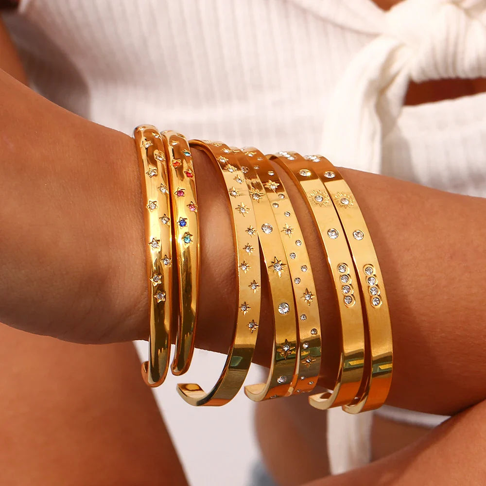 Pulseiras Clássicas em Aço Inoxidável