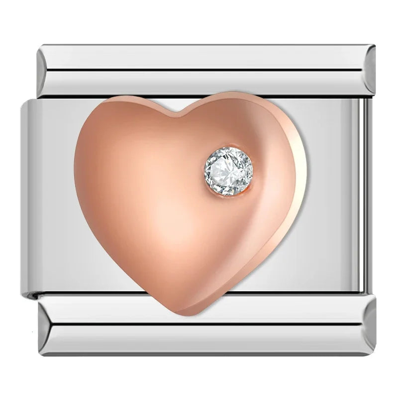 Charms Links Coração Pata