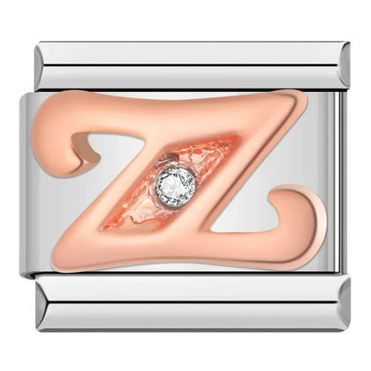 Charms Letras Pulseira Italiana Z
