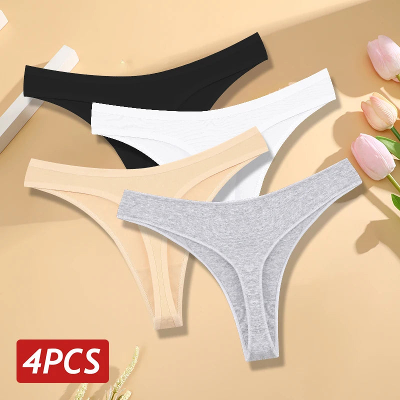 Cuecas de Algodão Pack 4PCS