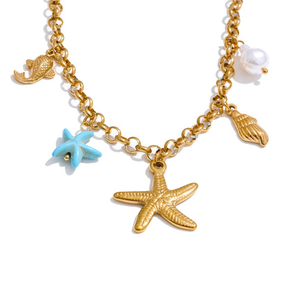 Colar e Pulseira Ocean Style