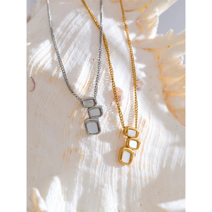 Colar de Pendente Geométrico