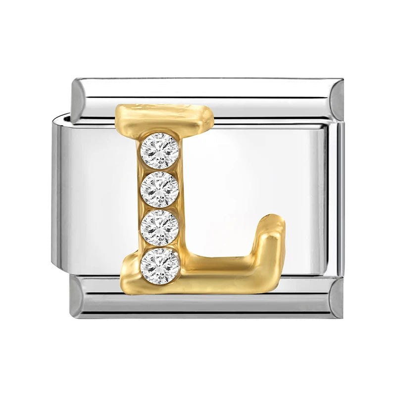Charms Links Letras Brilhantes