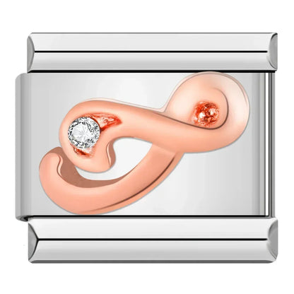 Charms Letras Pulseira Italiana I