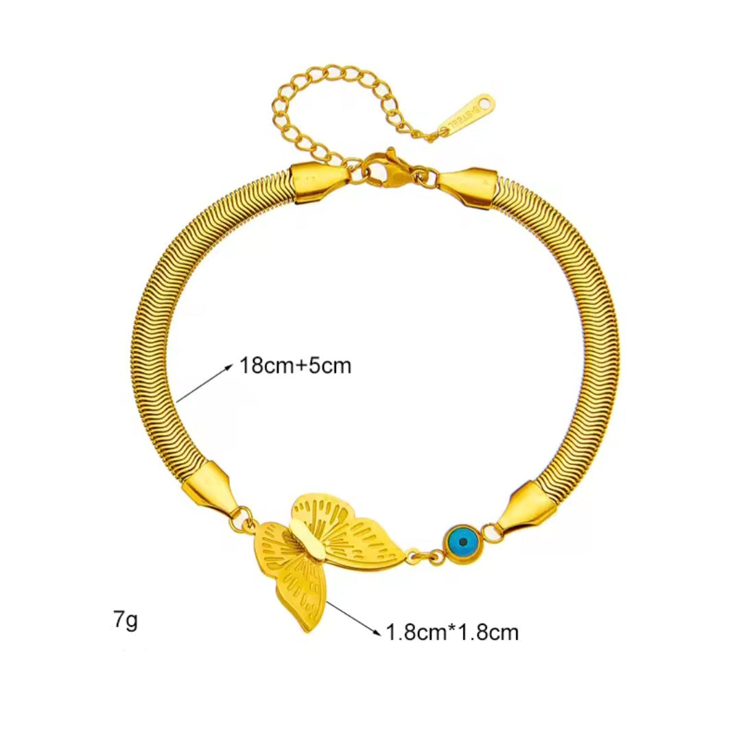Pulseira Charm Borboleta