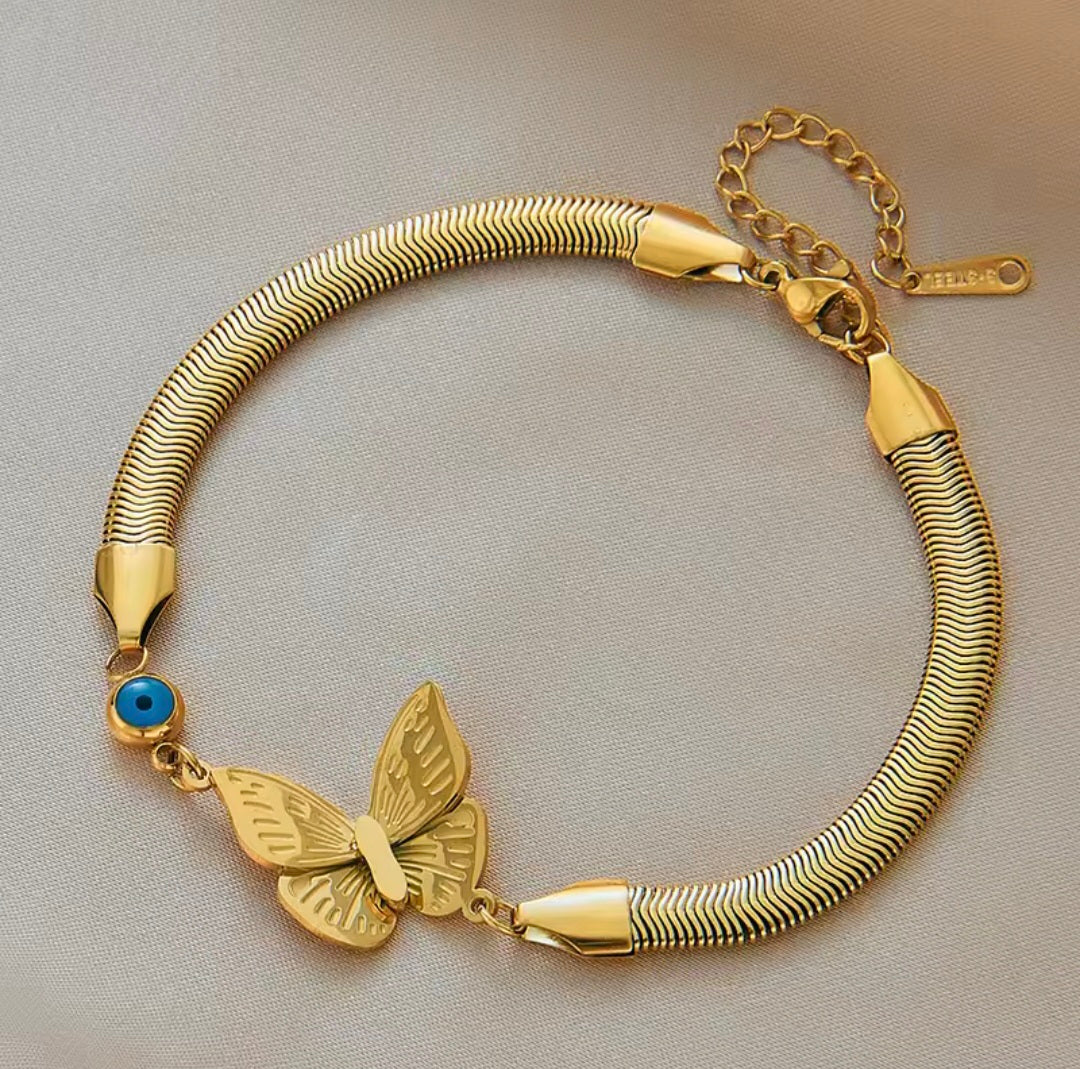 Pulseira Charm Borboleta