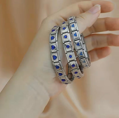 Pulseira Italiana em Aço Inoxidável