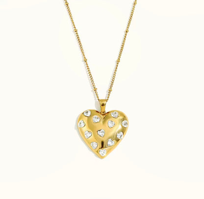 Colar Golden Heart