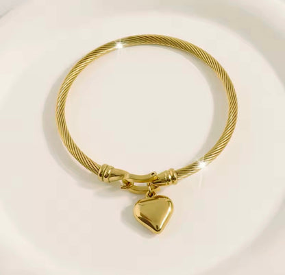 Pulseira Pendente Coração