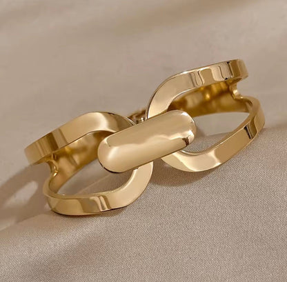 Pulseira Rígida em Aço Inoxidável