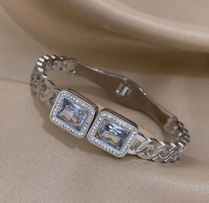Pulseiras Rígidas Brilhantes
