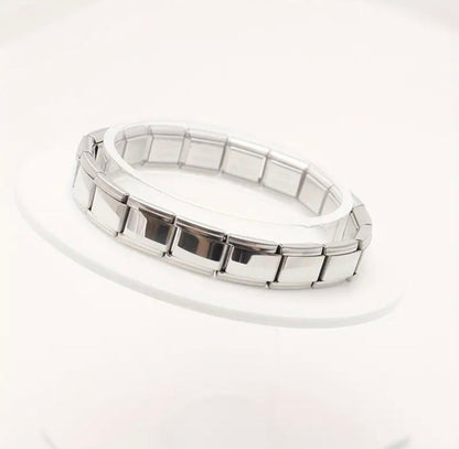 Pulseira Italiana Original em Aço Inoxidável
