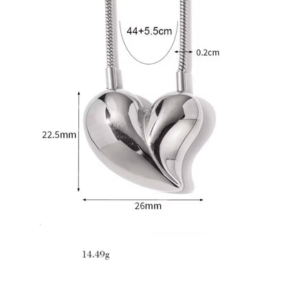 Conjunto Colar e Brinco em Aço Inox
