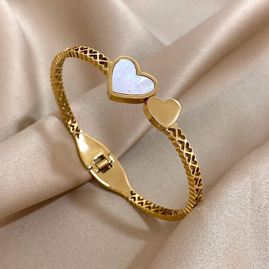 Pulseira Double Heart