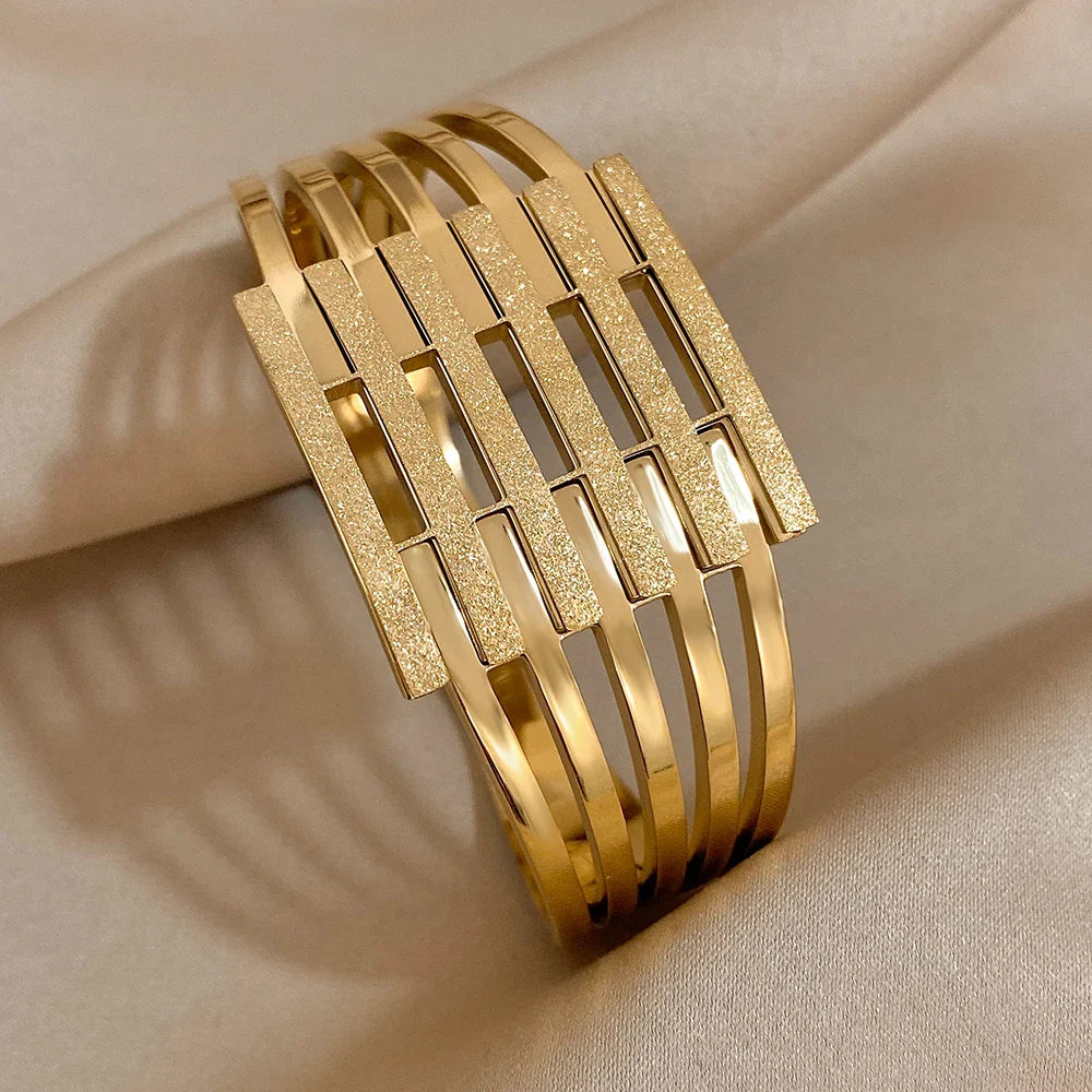 Pulseira Rígida em Aço Inox