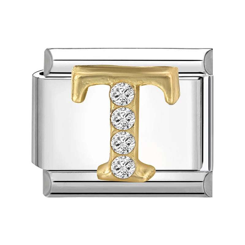 Charms Links Letras Brilhantes