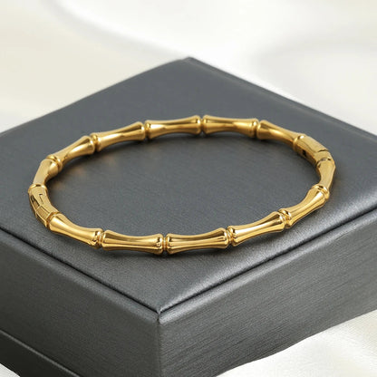 Pulseira Clássica Rígida Dourado A