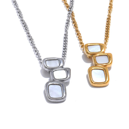 Colar de Pendente Geométrico