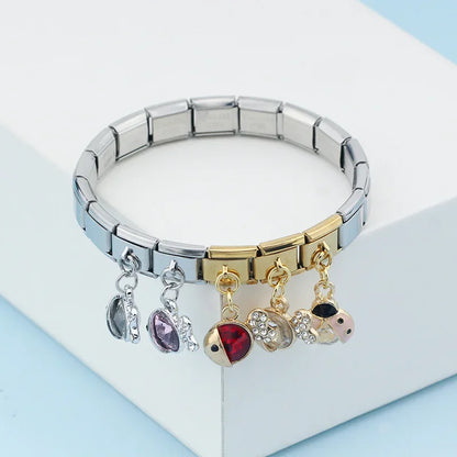 Charms Links Joaninhas e Peixes