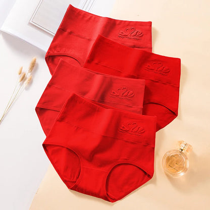 Cueca Modeladora de Cintura Alta Pack 4PCS