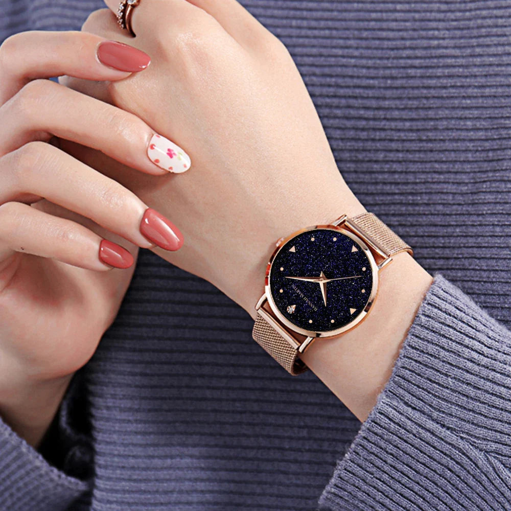 Relógio Feminino Elegante e Prático em Aço Inox Hannah Martin