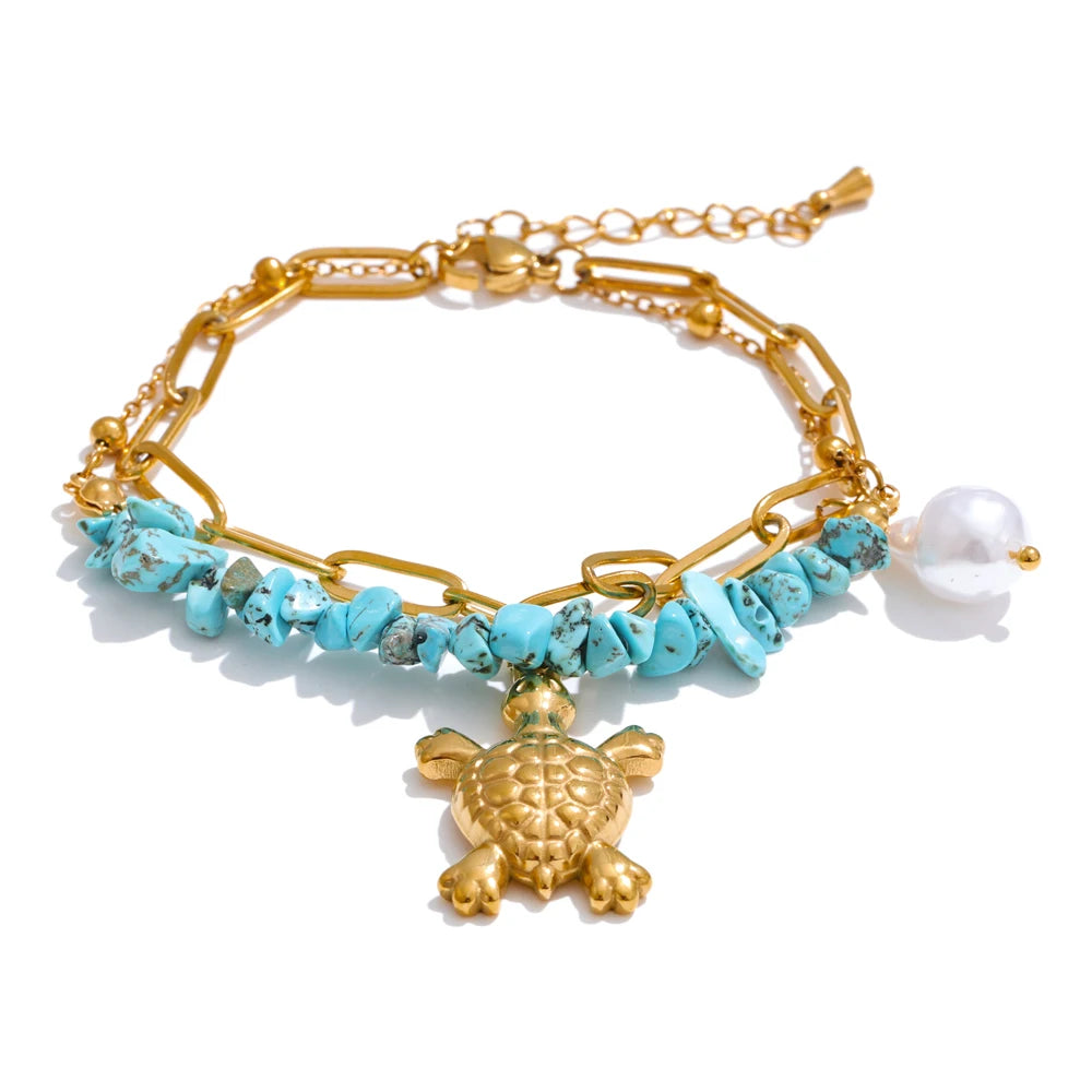 Colar e Pulseira Ocean Style