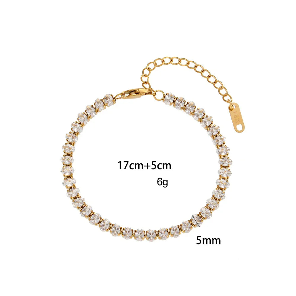 Pulseiras de Corrente em Aço Inoxidável