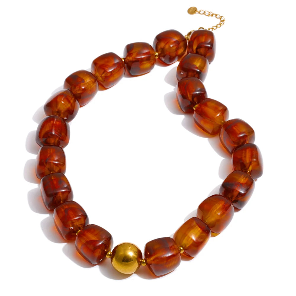 Colar e Pulseira de Missangas