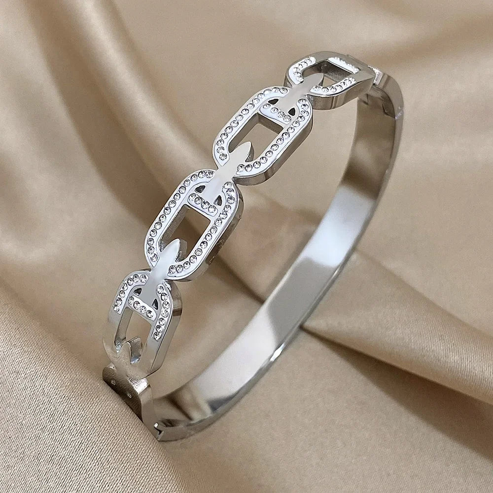 Pulseira Rígida de Árvore da Vida Square