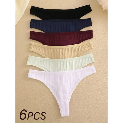 Tangas de Algodão Pack 6 PCS