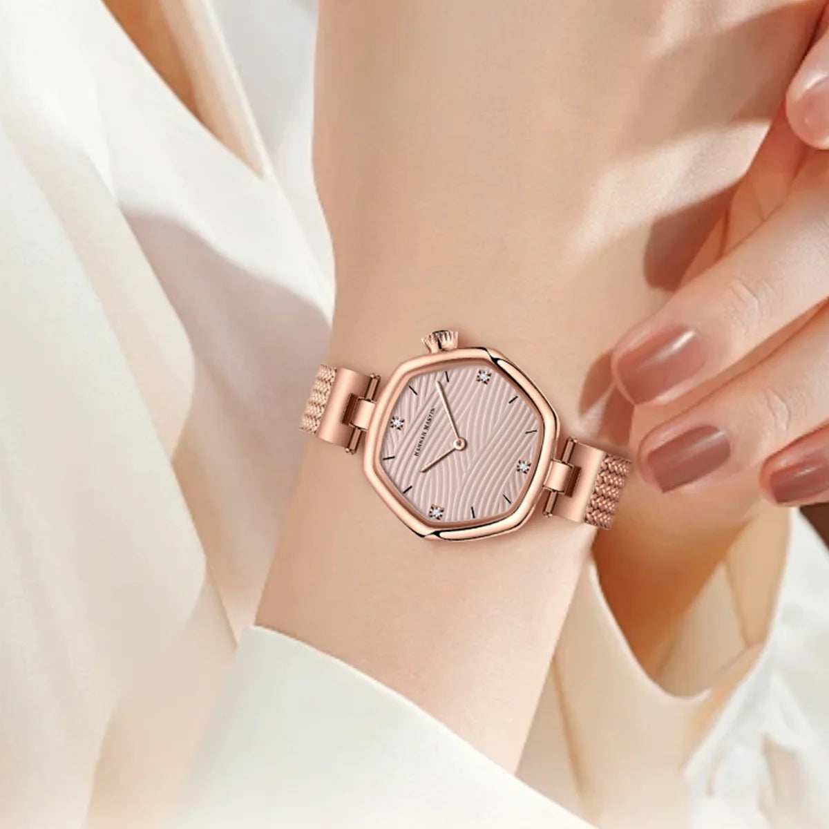 Relógio Feminino de Aço Inox