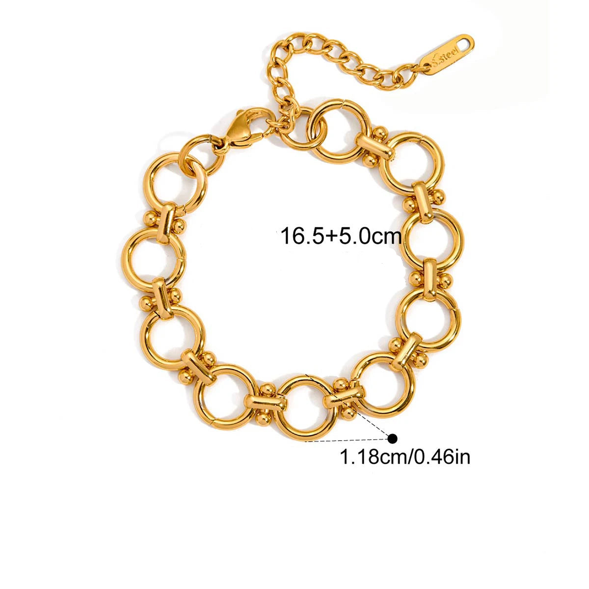 Pulseiras de Corrente - Aço inoxidável