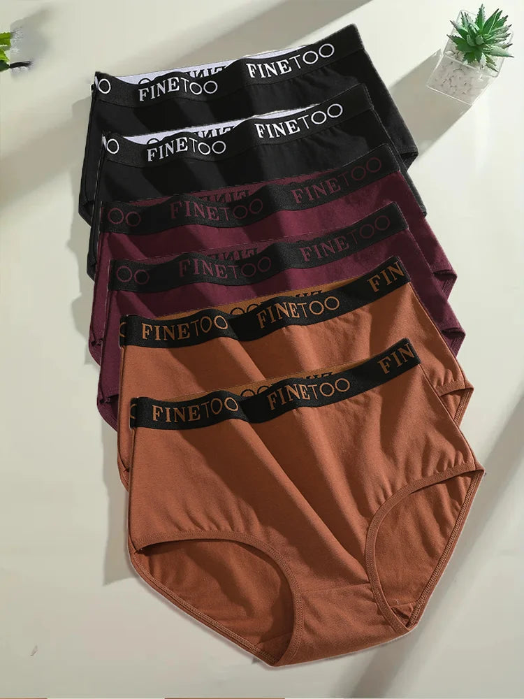 Cuecas Femininas de Algodão Pack 6PCS