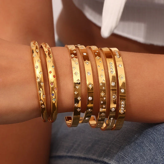 Pulseiras Clássicas em Aço Inoxidável