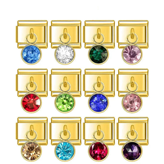 Pendentes Pulseira Italiana em Aço Inoxidável