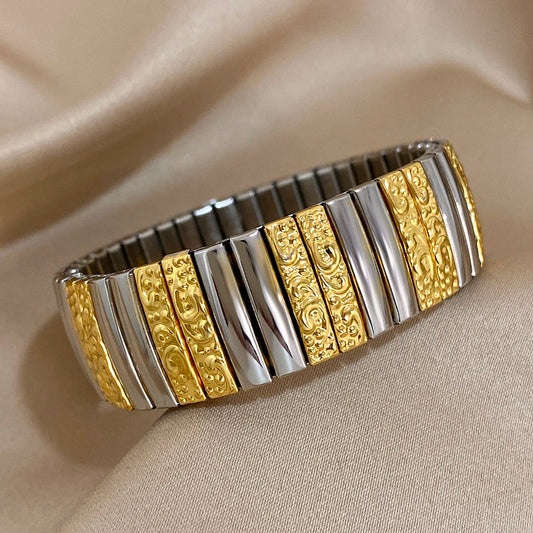 Pulseira Elástica em Aço Inoxidável