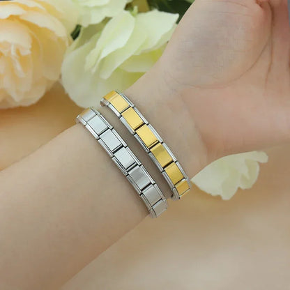 Pulseiras Italianas Originais em Aço Inoxidável