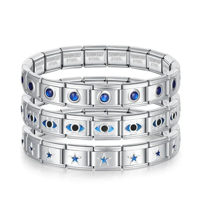 Pulseira Italiana em Aço Inoxidável