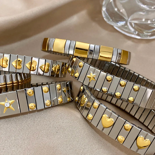 Pulseiras Elásticas Clássicas em Aço